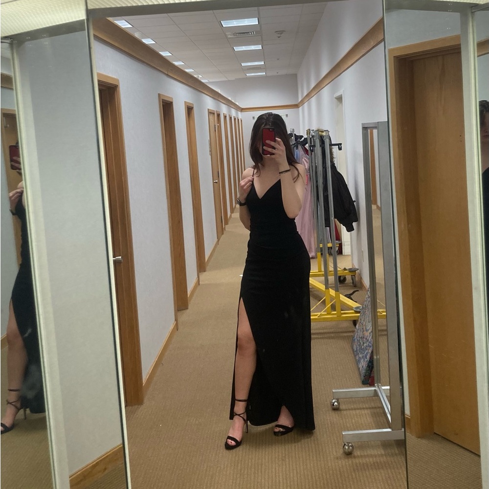 Black prom dress size M